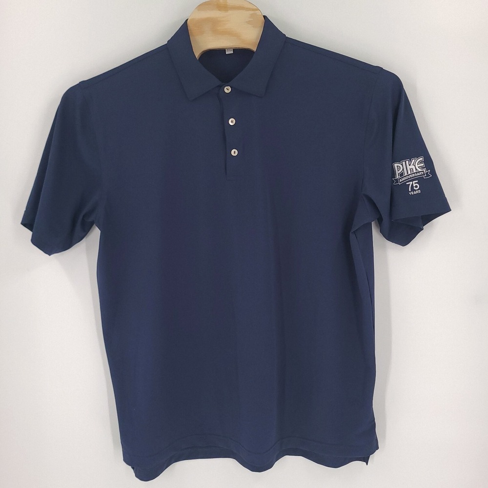 Peter Millar Shirt Mens Extra Large Blue Polo Summer Comfort Golf Performance
